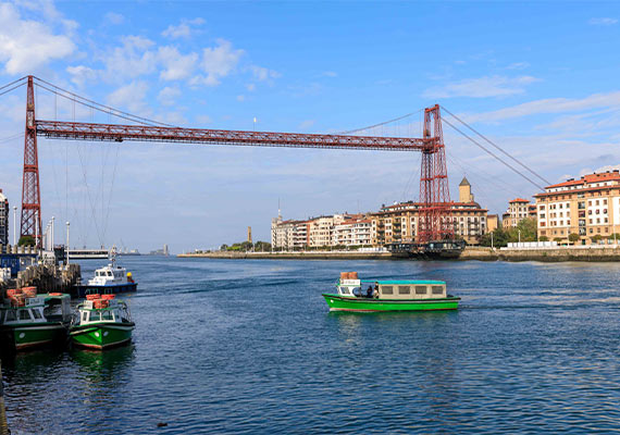 Día 2 : Bilbao - Portugalete (19.4 km Camino Oficial - 12.4 km por el río ~ 4 horas)